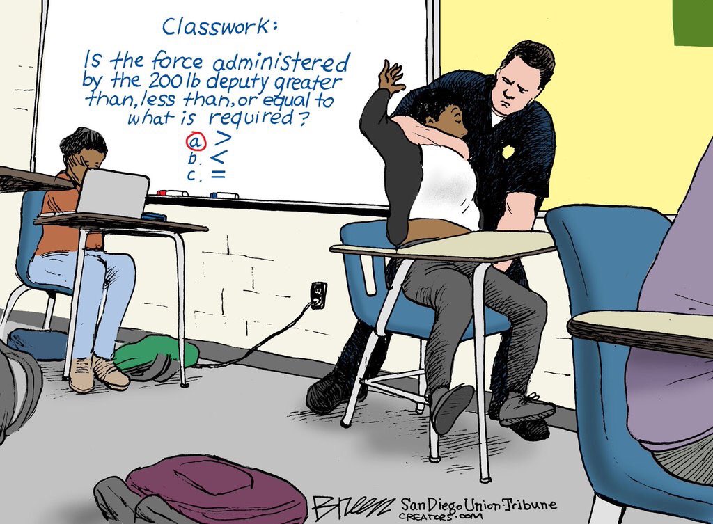 deray's tweet image. #AssaultAtSpringValleyHigh.