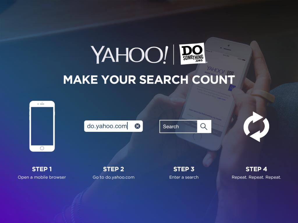 Yahoo's tweet photo. 3 days left! Every search helps support teen advocacy programs! https://t.co/lkEznBpsXM #YourSearchCounts https://t.co/35dUkhgcnU