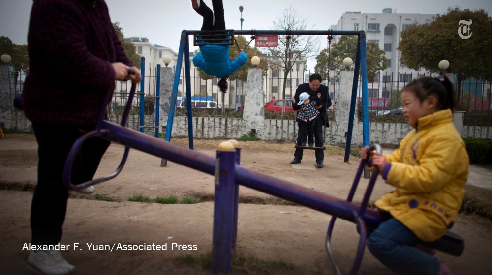 nytimes's tweet photo. A look back at China's one-child policy, as covered over the decades https://t.co/zOmHh3UjdQ https://t.co/lJN4pxVSSz