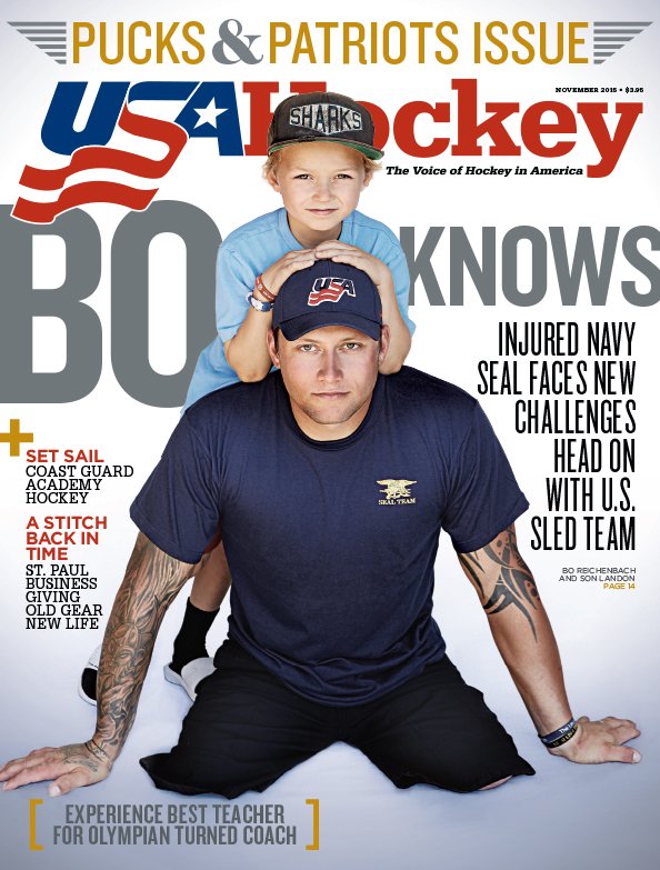 Keep an eye out for the latest issue of <a href="/USAHMagazine/">USA Hockey Magazine</a>, featuring sled team member &amp; Navy SEAL Bo Reichenbach!