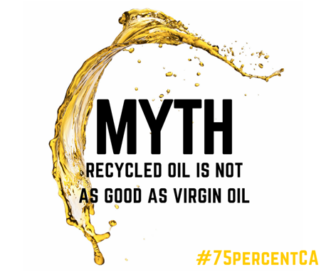 codwater's tweet image. Green your vehicle--use re-refined oil for your car. It's just as good as virgin oil.