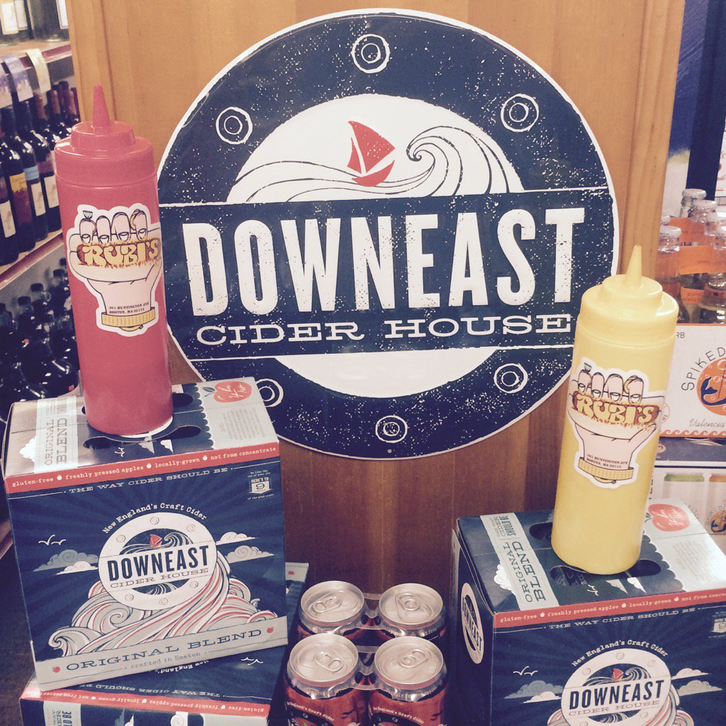 RubisHotDogs's tweet photo. Super pumped to pair some downeast dogs with #downeastcider tomorrow nite! #crafthotdogs #huntingtonave https://t.co/ZV9ms61ytH