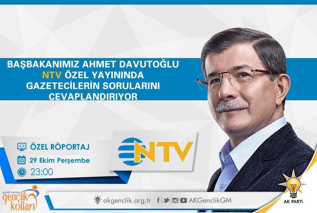 selvacam's tweet photo. Herkes ekran başına #BasbakanDavutogluNTVde #AKkadın https://t.co/TfLpedBCwY