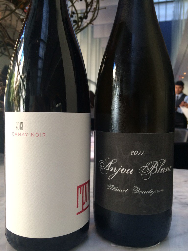 sommelier57's tweet photo. Now pouring BTG @THEMODERNnyc #RPMGamay #Boudignon Anjou @rajatparr https://t.co/FB3O6gy2fY