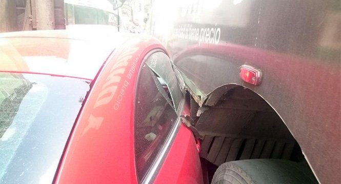 Choque múltiple en Periférico Sur - CSgujY2WcAATo1v