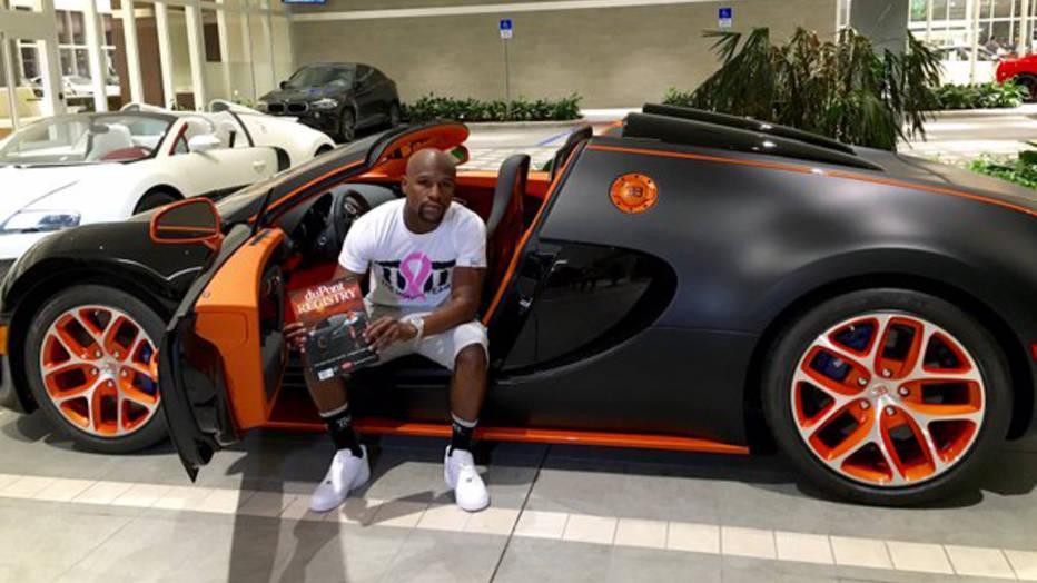 Mayweather pagó en efectivo su Bugatti Veyron Grand Sport Vitesse ebx.sh/1Wk4wZH