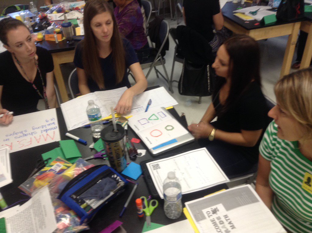 ChristineLPercy's tweet photo. Kindergarten teachers in area 1
Practicing #NumberTalks
Creating #interactivemathnotebooks
At #mathcadre https://t.co/eYvMKvOnBs