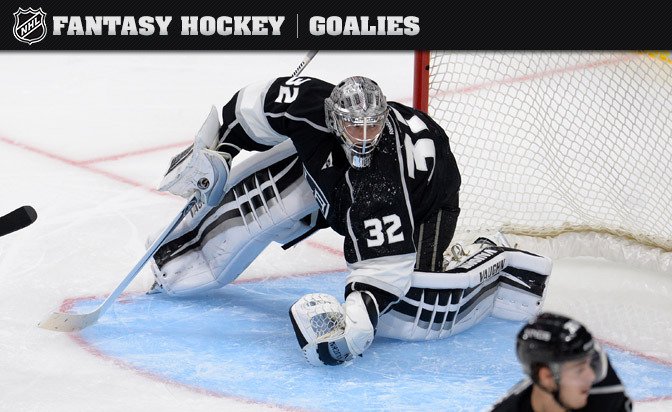 NHL's tweet photo. #FantasyHockey: Trending up (goalies) → https://t.co/ufASpWY4eW https://t.co/smKg3DOJVs