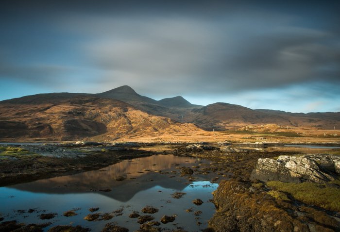 Ben More on the Isle of Mull as sunset approached this afternoon.