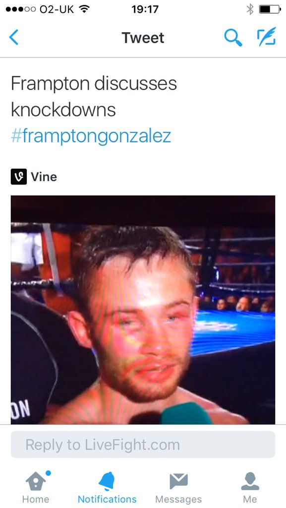 @TheJackalsDen14 yes your right he schooled him not a mark on framps 😂😂😂😂😂😂