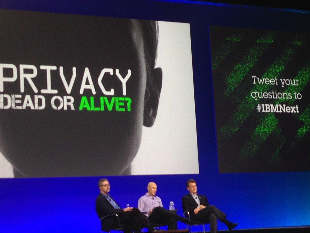 Alan_D_Duncan's tweet photo. @JeffJonas: re-identification of anonymised data needs to be addressed, by design. #privacy #ibmnext #ibminsight https://t.co/nx5tNpUbEV
