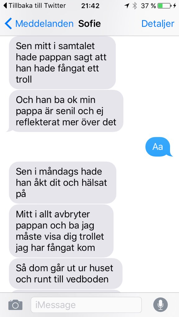 FeliciaTakman's tweet photo. Kan inte andas https://t.co/6zF7muTCYf