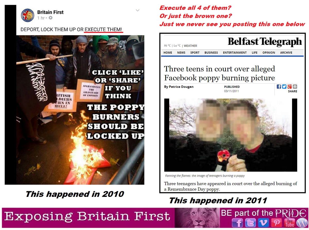ExposingBF's tweet photo. The non racist Britain First have posted this hundreds of times, but completely ignored the other more recent event https://t.co/MSlRlz7mKv