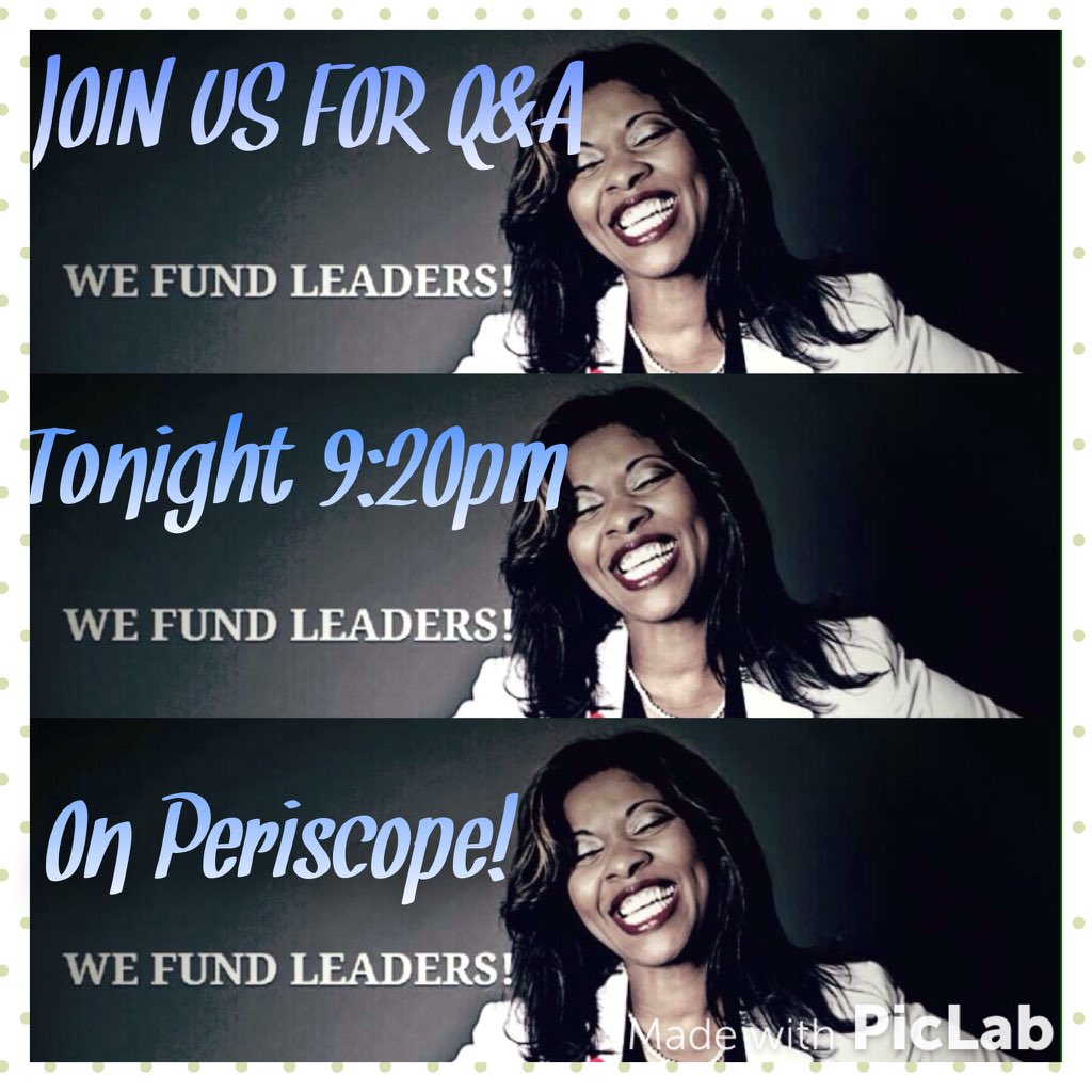 Ignite4One's tweet photo. Join @1PaulaMichelle on periscope tonight for Q&amp;A at 9:20CST. #WeFUNDMotivationEveryday https://t.co/BSYVnihCi1