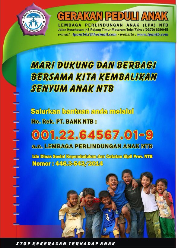 LPA_NTB's tweet photo. Semangat pagi, Kak @infolombok ! Mari dukung dan berbagi! https://t.co/wp5QainBy9