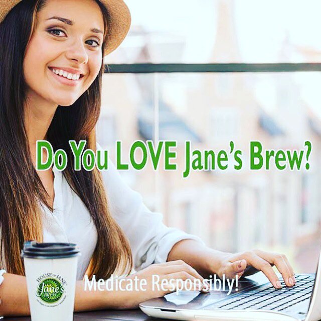 CaHoliTransfer's tweet photo. @HouseOfJane420 Janes Bree! Do you love Janes Brew? Bc we do! Try it out! Coffee! Tea! CBD! #mmj #cannabis #cbd #thc https://t.co/D3LySRAIuN