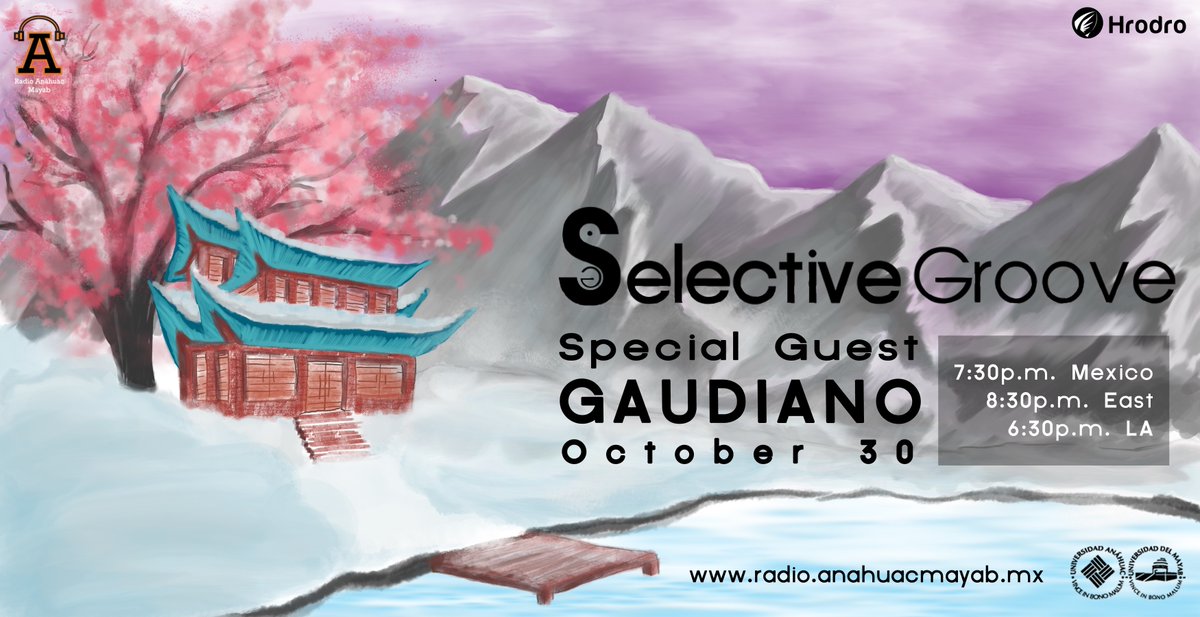 Durhemofficial's tweet photo. Mañana @DJGaudiano en #SelectiveGroove
¡No se lo pierdan! @radioamayab
Cover art by @Hrodro https://t.co/p6CjBwX8FA