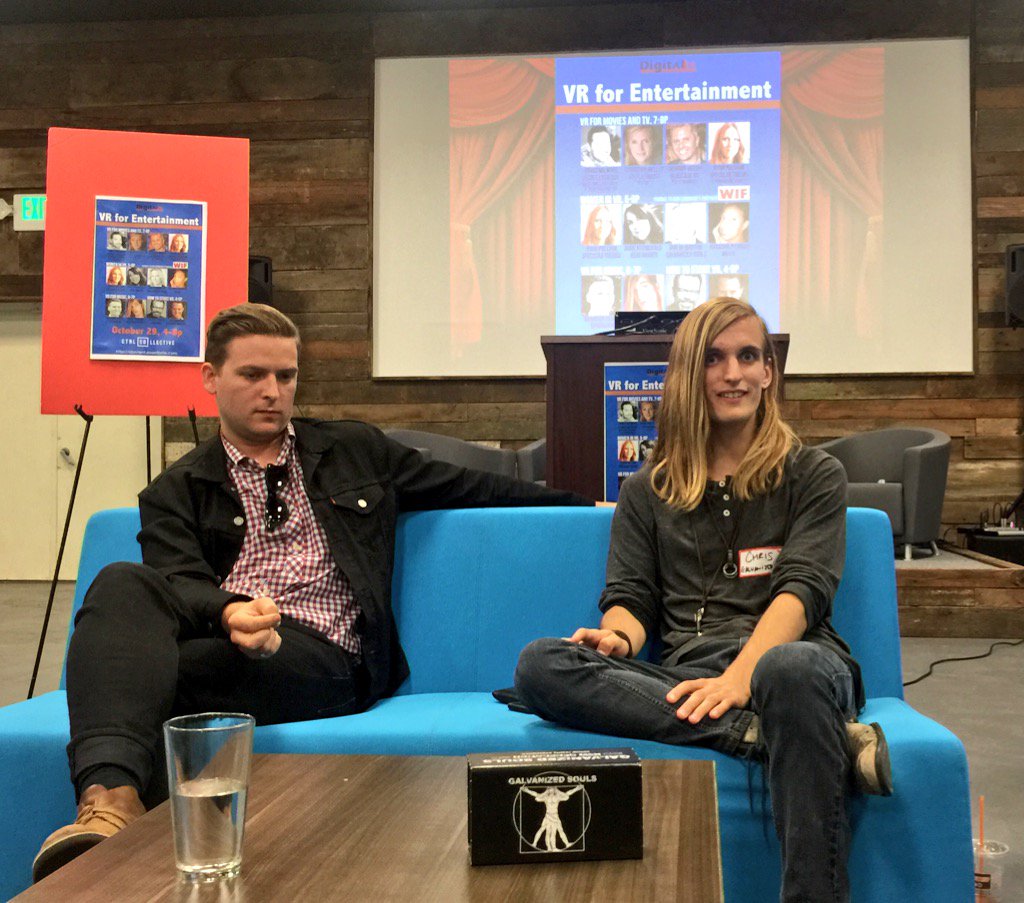 As artists, we are always trying to connect with fans. VR immerses fans into band's world - @GalvanizedSouls