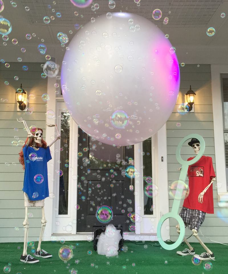 SeptSun's tweet photo. I'd hate to burst that bubble!! #makingpeoplesmile #ellenshow #halloweenfun #creativethinking #fabdesign https://t.co/ahAz7QmOUr