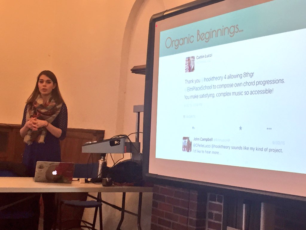 .<a href="/CPelleLucci/">Caitlin Lucci</a> &amp; <a href="/RAmusicHP/">John Campbell</a> CONGRATULATIONS on your Instruction and Innovation Trial <a href="/hooktheory/">Hooktheory</a> #112pride #innovate🎉