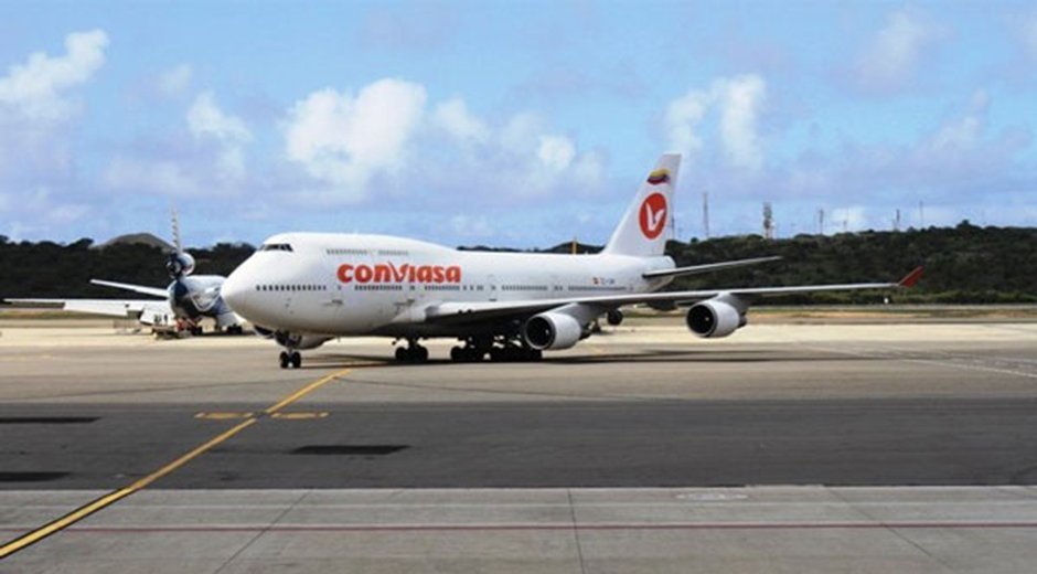 globovision's tweet photo. Conviasa incorpora avión para atender rutas de Madrid y Buenos Aires https://t.co/XFeD2GkhLD https://t.co/LoX3nby1Hb