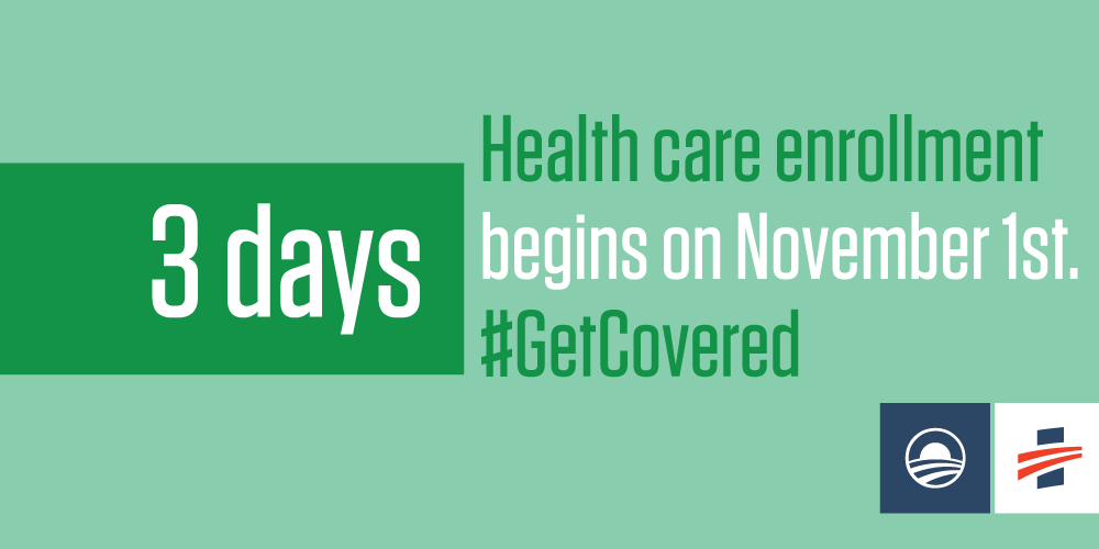 BarackObama's tweet photo. Spread the word: There are nearly 10.5 million uninsured Americans who may be eligible to #GetCovered in 2016. https://t.co/2X9XiLsgVR