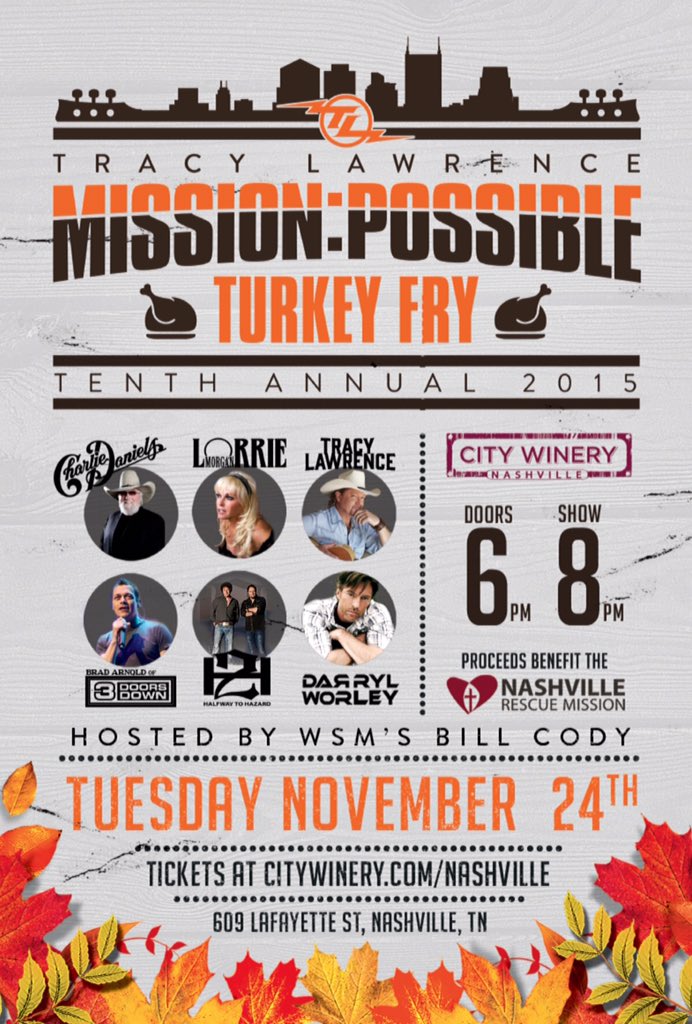 tracy_lawrence's tweet photo. Get your tickets now!
@HalfwayToHazard @darrylworley @TheLorrieMorgan @CharlieDaniels @Brad3DD @NashvilleRescue https://t.co/wQit5Luu3s