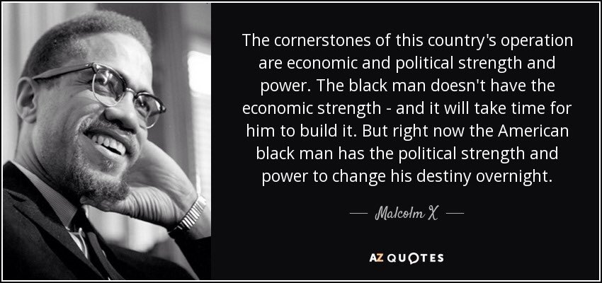Black People you have political strength in your wallet. Stop feeding the beast. #EconomicStrength