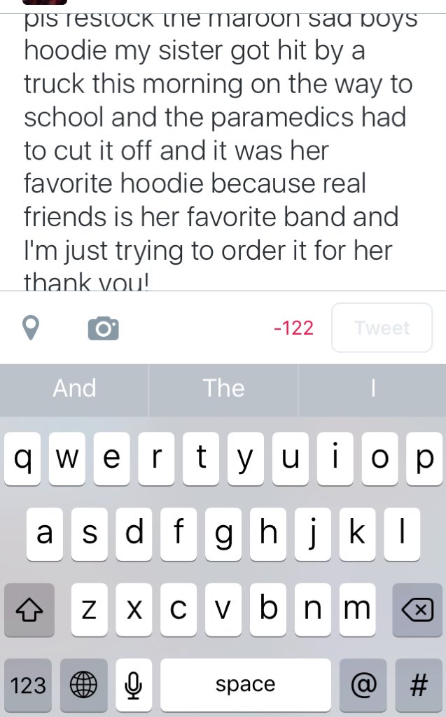 cemeteryfIowers's tweet image. @realfriendsband @donnylumpkins I meant to say in a size medium.