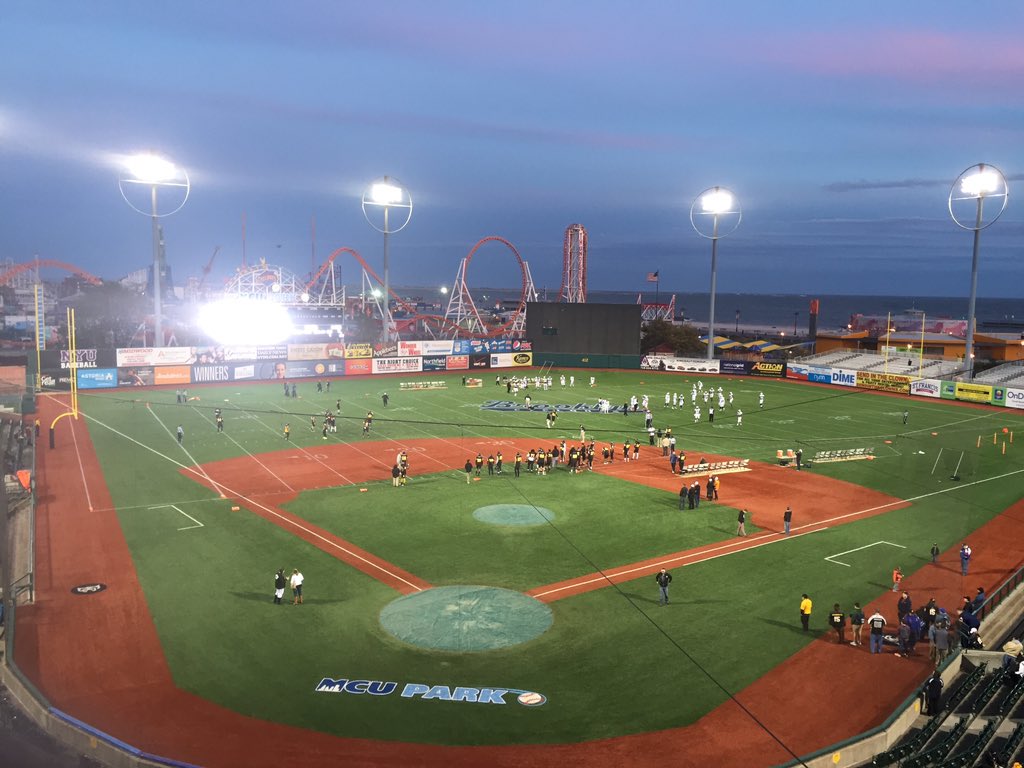 GershOnline's tweet image. A view from the press box as we get ready for the Florida Blacktips and the @BrooklynBolts at 6:30 PM. @FXFL