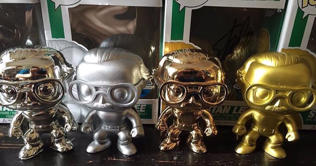 stan lee funko pop gold