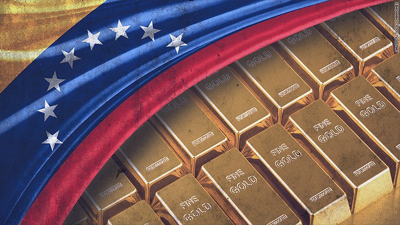 CNNEE's tweet photo. #Venezuela está quedándose sin dinero en efectivo: ahora comienza a vender reservas de oro https://t.co/qU2I2vItfd https://t.co/xp8b7bgb99