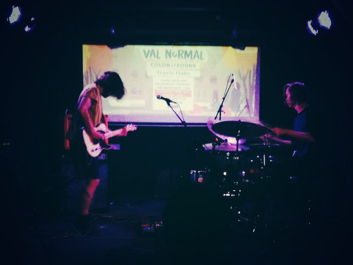 GoldenPlec's tweet photo. Headlining is @ValNormal - first headline gig as a 2-piece. Insane! #GoldenBeck https://t.co/AHrYAfHRGM