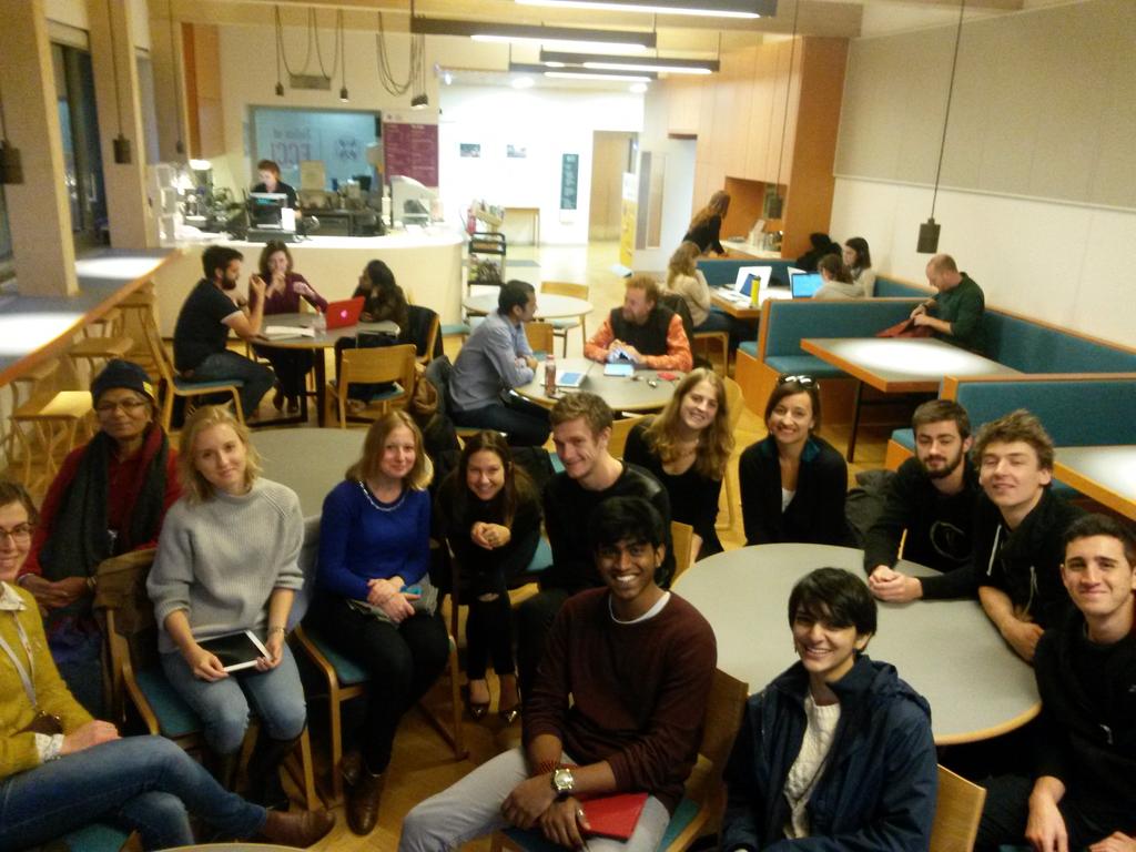NetImpactEdUni's tweet photo. @EdinburghSusJam some jammers from briefings. Theyre ready Were ready Lets Jam! #ESJ15 #GSusJam @EdSust @EdCentreCC https://t.co/1v9UCFfA6E