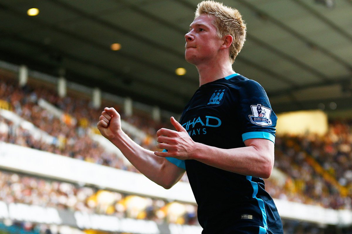 ESPNFC's tweet photo. Kevin De Bruyne has had a hand in six goals in his six #BPL appearances this season (3 goals, 3 assists) - @OptaJoe https://t.co/8t0DikAEu0