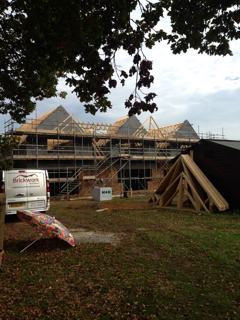 Large new build home masonry completed