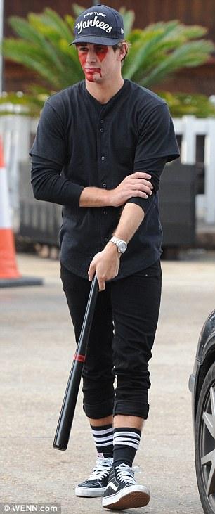 Towettes_'s tweet photo. @Jakehall01 filming for towie day of the dead bash in London on Wednesday https://t.co/lbsZJSDhoW