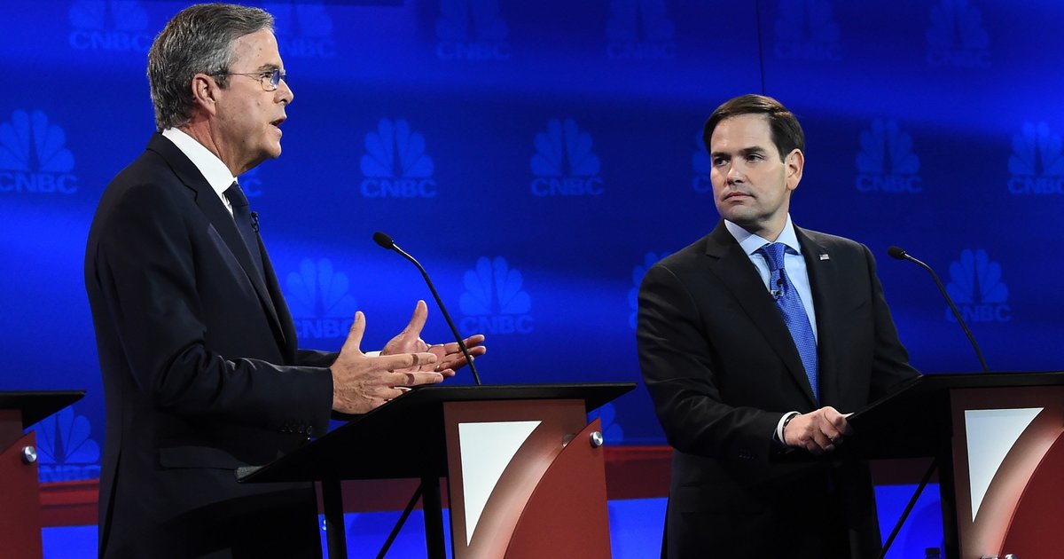 HuffPost's tweet photo. Why Jeb Bush shouldn’t have mocked the French work week https://t.co/dNLRTlx4cT https://t.co/Sa5g9dhU1A