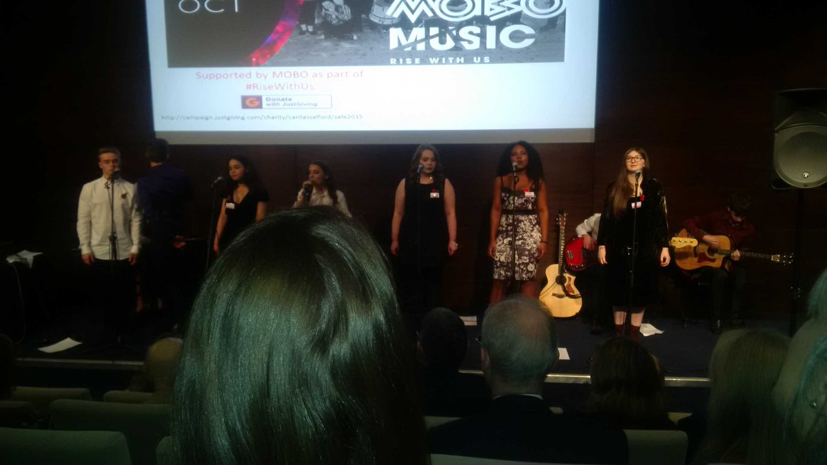 Angela_Brouner's tweet photo. Saw some amazing performers @SAFEgorton beyond the lights concert tonight #RiseWithUs @Mazars_UK https://t.co/FoPmsNm0Pn