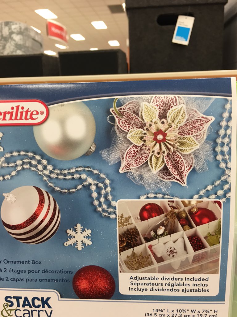 princessrandi82's tweet photo. Just wandering around Target and saw this on some packaging for Christmas ornament storage. 😍#stampinup @stampinup https://t.co/uoeWZDe3Gw