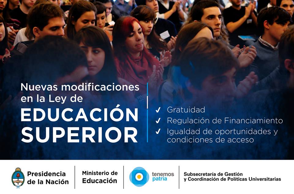 NoticiasdeAR's tweet photo. Nuevas modificaciones en la Ley de Educación Superior. https://t.co/GGxYOor25F https://t.co/XhTdeGWKEp