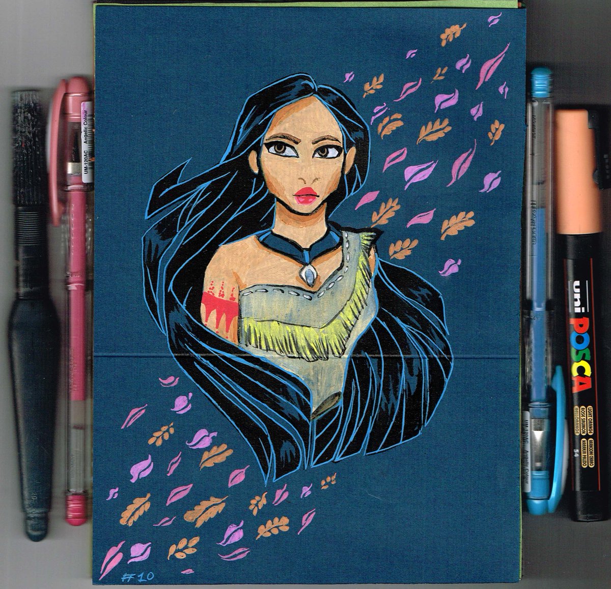 BeatrizAlbir's tweet image. ¡Qué atraso llevo con #inktober2015! Nº10 Tema: Personaje de película. 
#Pocahontas @drawjam #Inktoberfest #Inktober