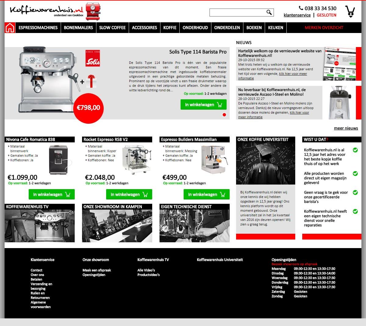 Webshop van @cookbox technisch vernieuwd op basis van een eigen design. webshopplus.nl/projecten/koff…