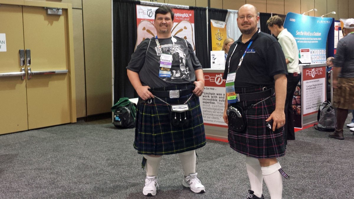 LinchpinPeople's tweet image. #sqlkilt #sqlpass #summit2015