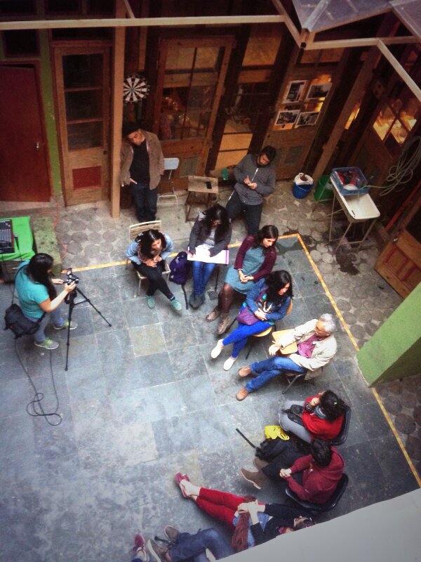 Estudio abierto en <a href="/NodoValpo/">Nodo Valparaíso</a> intercambio de experiencias y conversatorio del arte y la cultura en la comunidad :)