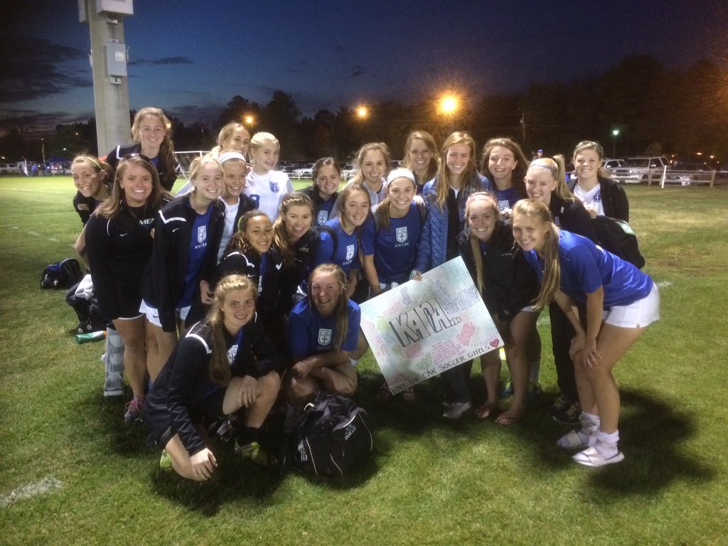 CPALionsSoccer's tweet photo. CAK soccer team with K-Wegs.  Classy team. Awesome girls! https://t.co/N1W2l7lo6Z