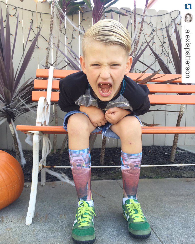 caseypatt's tweet photo. Crazy Sock day @ school. Cash nailed it. #legendsocks                          @legendsvolleyball @legends_socks https://t.co/w71Q4MXyY8