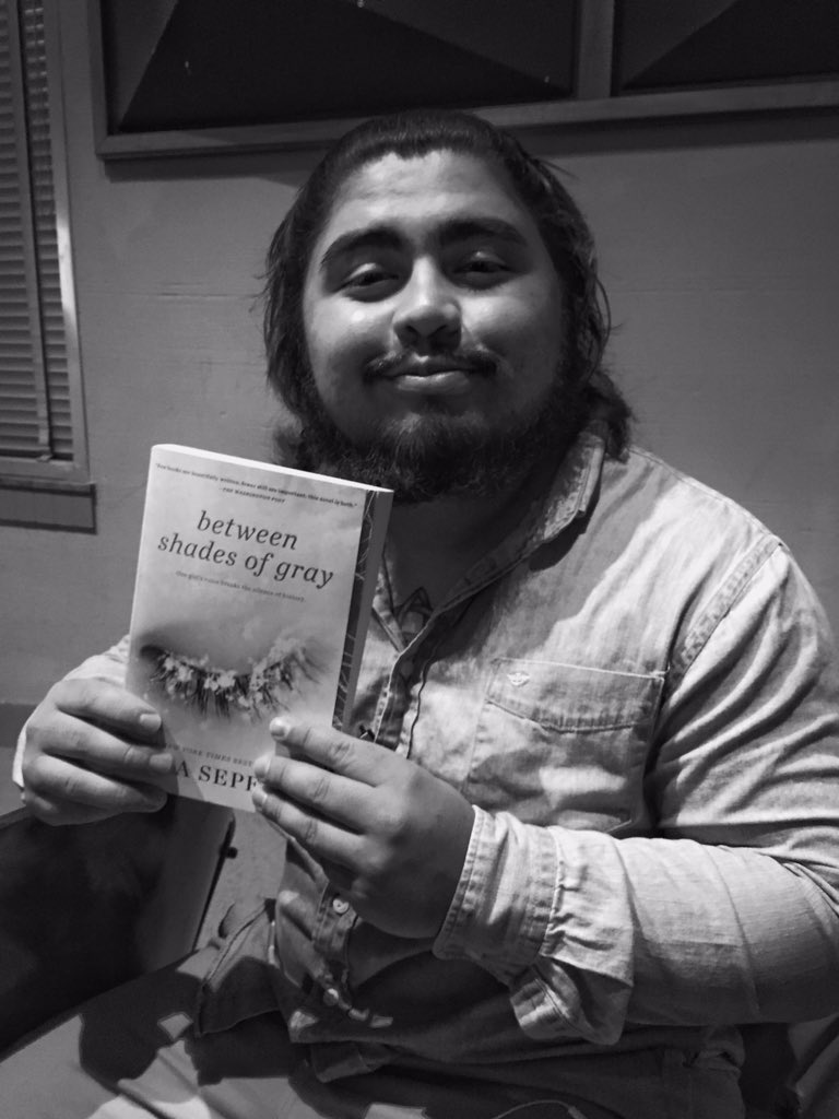 kevinantone_'s tweet photo. Come out and see #RutaSepetys talk about her book #BetweenShadesOfGray! #badgerbook https://t.co/NS8Pg6GJp7