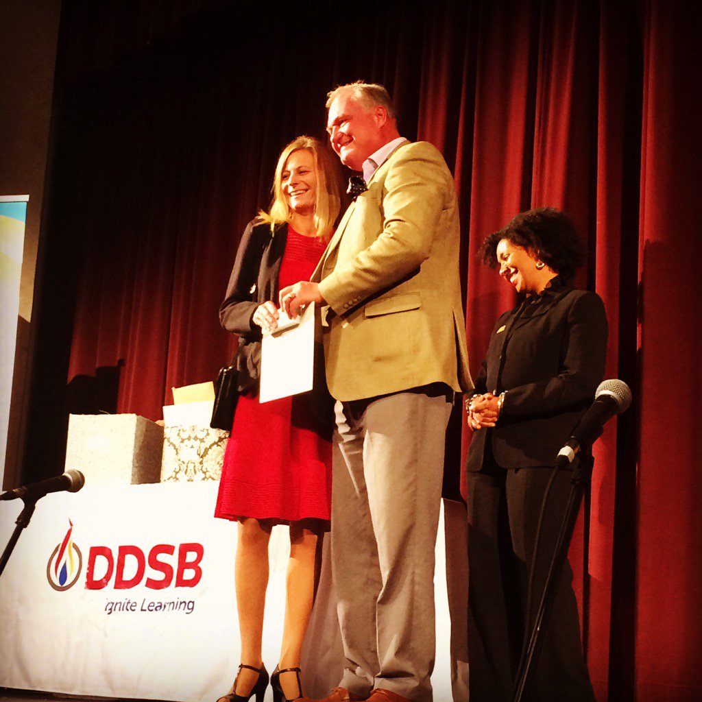 CCVineyards's tweet photo. I was honoured to present Silvia with her Volunteer of Distinction Award tonight at the Durham District School Board https://t.co/HADJVZpI7c