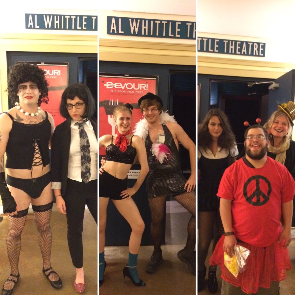 Great Turnout for our first Rocky Horror Picture Show!#enactus #RHPS40 ...second show will start at 11:00pm